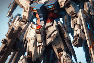 design gundam, transformer, robot, armor, and mecha