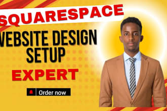 squarespace design redesign setup template SEO ecommerce blog VA website expert