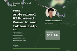 build ai powered dashboards in power bi tableau