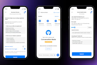 create an ai app or saas