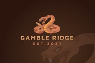 create a high quality custom trendy logo design