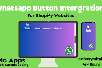 add a whatsapp chat button to your shopify store