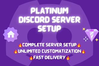 create and setup your discord server
