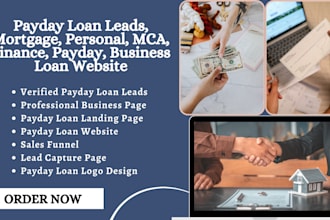payday loan leads mortgage personal mca finance payday business loan website