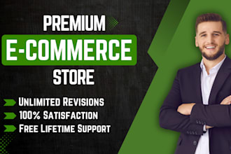 create ecommerce website and ecommerce store using shopify