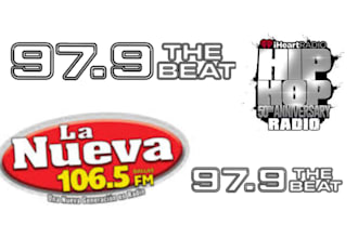 do music pop, hip hop, rap airplay on the beat 97 radio dallas