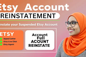 write etsy appeal letter for etsy suspension to etsy reinstatement and reopen