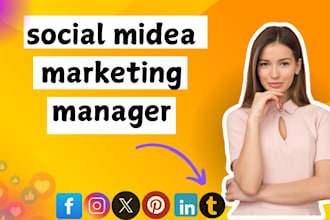 be social media marketing manager and content creator