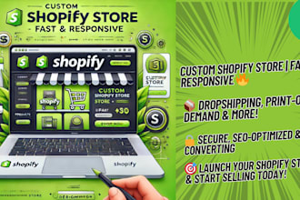 build a custom fast and responsive shopify store