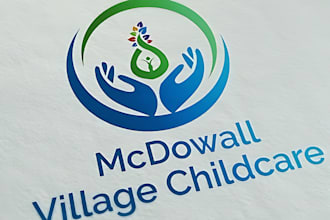 do modern childcare, daycare, education, home care logo and any graphic design