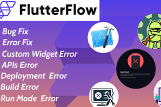 fix flutter bugs, flutter errors  hybrid flutter app flutterflow fix flutterflow