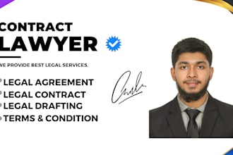 write legal contract,agreement,legal drafting, privacy policy