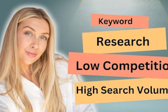 do SEO keyword research and competitor analysis