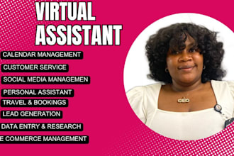 be your personal executive virtual assistant for all task