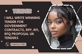 write winning tender for government contracts, rfp, rfi, rfq proposal UK tenders