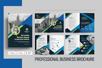 do marketing brochure, company profile, annual report, corporate, bifold,trifold