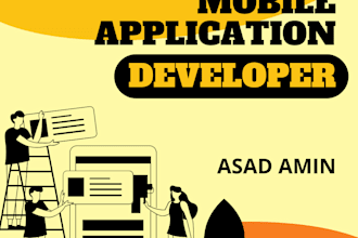 design and develop mobile app platforms android studio and flutter ios android