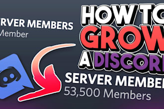 grow, advertise and promote your discord server, organic growth to get real user