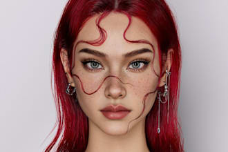 3d realistic metahuman character modelling 3d character animation cc4 daz3d ue5