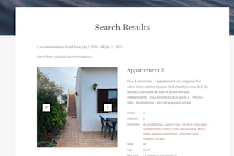 create a professional wordpress hotel website with booking features