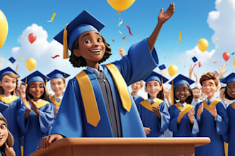 create african american children book illustration in unique style and coverbook