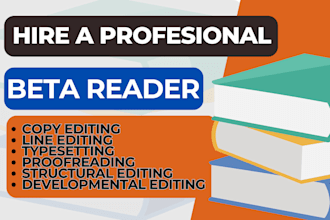 beta read, alpha read your thriller romance manuscript critique fantasy novel