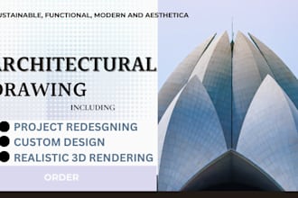 do architectural draft for residential and mixed used building on revit, autocad