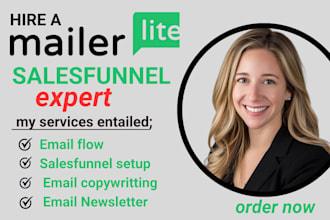 do mailerlite email flow salesfunnel, email copywriting,  email automation
