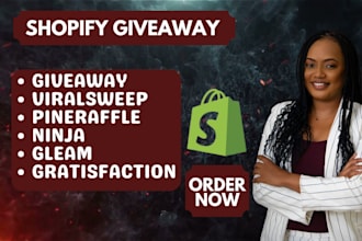 setup shopify giveaway viralsweep pineraffle giveaway ninja gleam gratisfaction