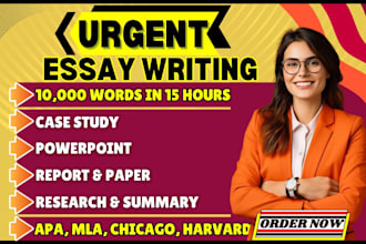 do essay writing, research summary, case study, report, apa mla paper