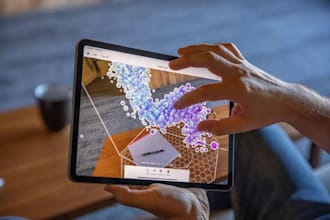 make custom augmented reality app, lidar based 3d navigation app, virtual try on