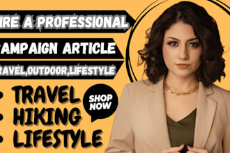 write SEO optimized blog post on camping hiking outdoor sport travel article