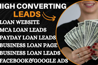 generate exclusive business loan, mortgage, mca leads, and  business leads