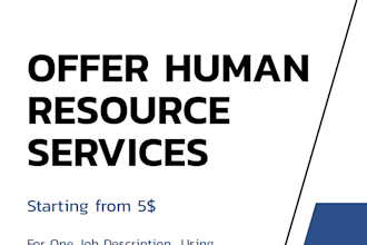 design professional presentations and offer business and HR consulting
