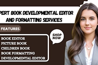 edit picture book, children book, cookbook as book editor, book formatting