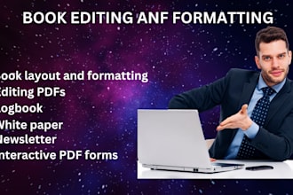 do book, formatting, reports, and marketing materials in adobe indesign