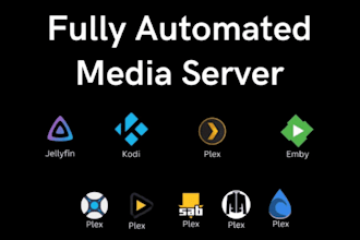 configure and automate plex jellyfin emby media server