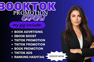 booktok video booktok promotion tiktok ads book promotion ebook marketing