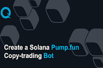 develop solana pump fun bot, solana liquidity bot, dex arbitrage bot, copy trade