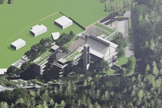 design your architectural projects with sketch, technical drawings, and renders