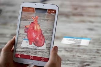 build augmented reality app for medical purposes, healthcare, hospital, training