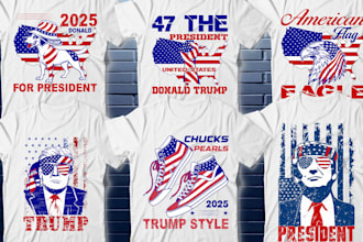 create custom political t shirt design
