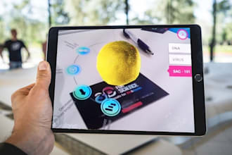 develop augmented reality app for healthcare, medical training, dental, surgery