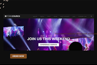 church website nonprofit, ngo and charity website