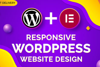 create, fix, and optimize your wordpress website using elementor