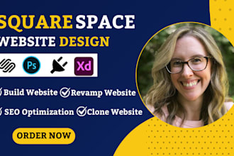 design, redesign squarespace website or build squarespace website development