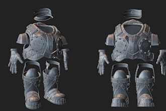 sculpt 3d armor 3d cosplay props pepakura costume cosplay helmet for 3d printing