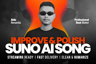 remake or polish your suno, udio ai song for commercial use
