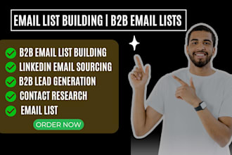 b2b lead generation, contact list, email list