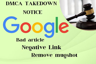 permanently remove mugshots fake cases article delete negative links bad news